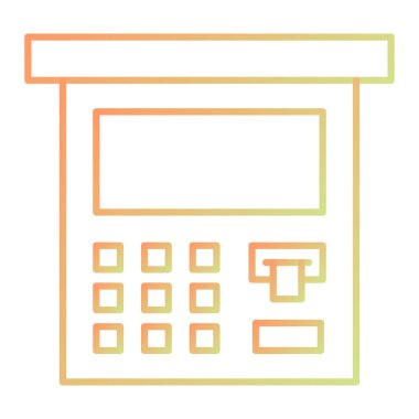 hesap makinesi simgesi vektör illüstrasyonu