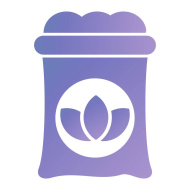 vector illustration of seed bag icon