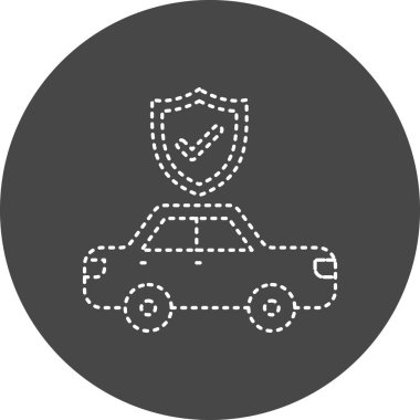 Car Insurance. web icon simple design