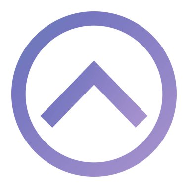 Yönlendirme simgesi. biçim düz yuvarlak kare düğmedir, kırmızı ve beyaz renkler, gümüş arkaplan.