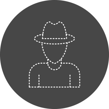 İnsan simgesinin vektör illüstrasyonu