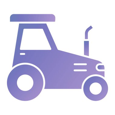 car transport icon vector. outline auto mower sign. isolated contour symbol illustration