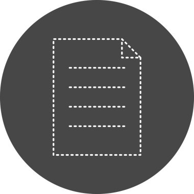 Dosya. Web simgesi basit tasarım