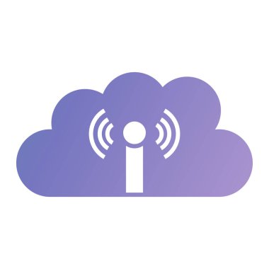 cloud computing wireless network icon vector illustration design