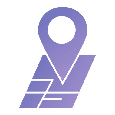 konum pin simgesi vektör illüstrasyonu