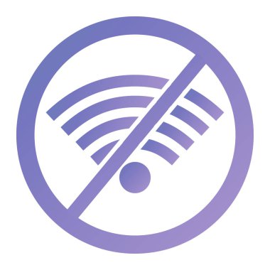 Kablosuz. Web simgesi basit tasarım