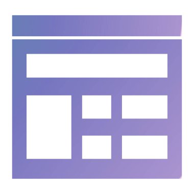 Web simgesi vektör illüstrasyonu