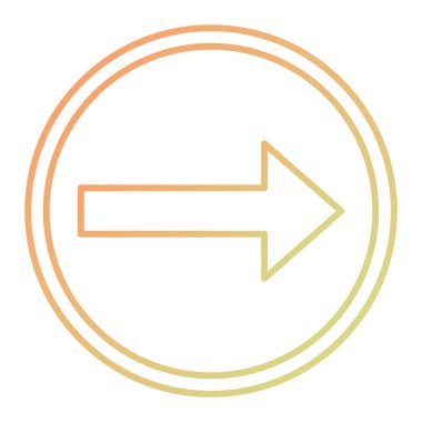 ok simgesi vektör illüstrasyonu