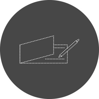 Kitap simgesinin vektör illüstrasyonu 