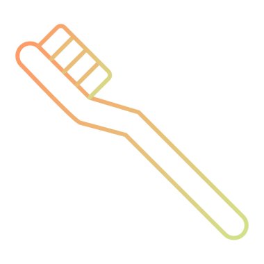 toothbrush. web simple icon illustration