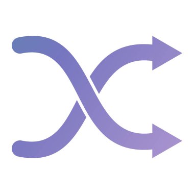 Ok. Web simgesi basit illüstrasyon