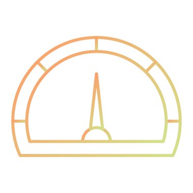 speedometer, web simple icon illustration