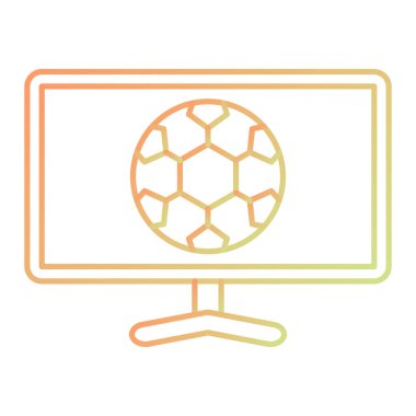 football ball vector illustration icon