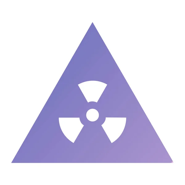 Nuklearne Ikona Web Prosta Ilustracja — Wektor stockowy