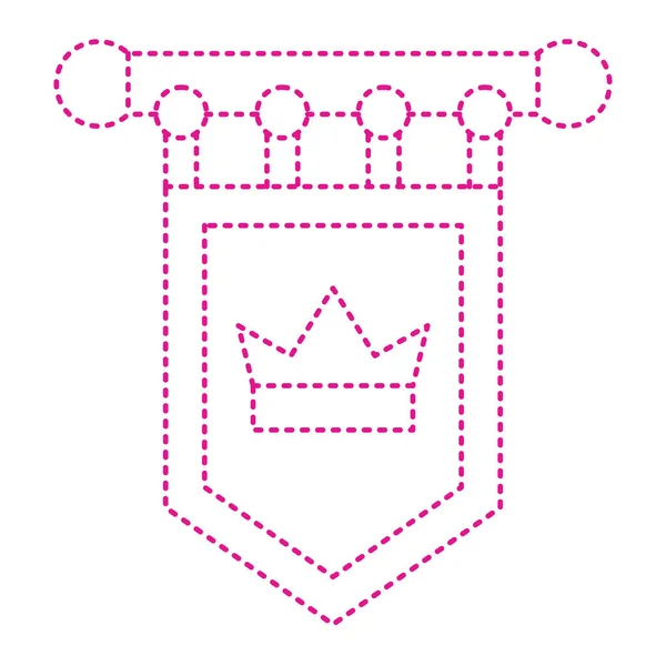Princess Crown Icon Outline Illustration Queen Vector Icons Web Design — Vettoriale Stock