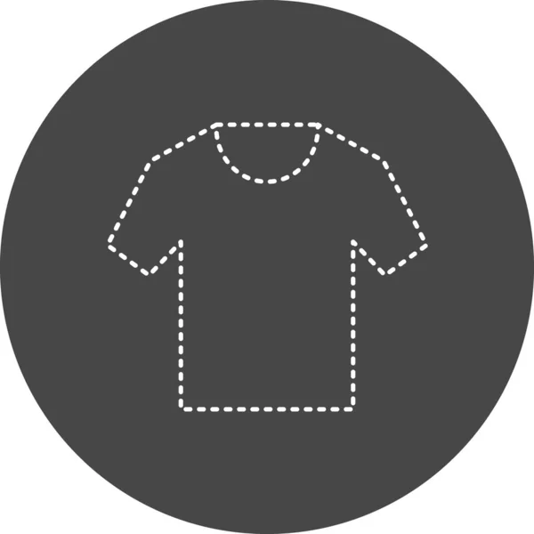 Shirt Web Icon Simple Illustration — Stock Vector