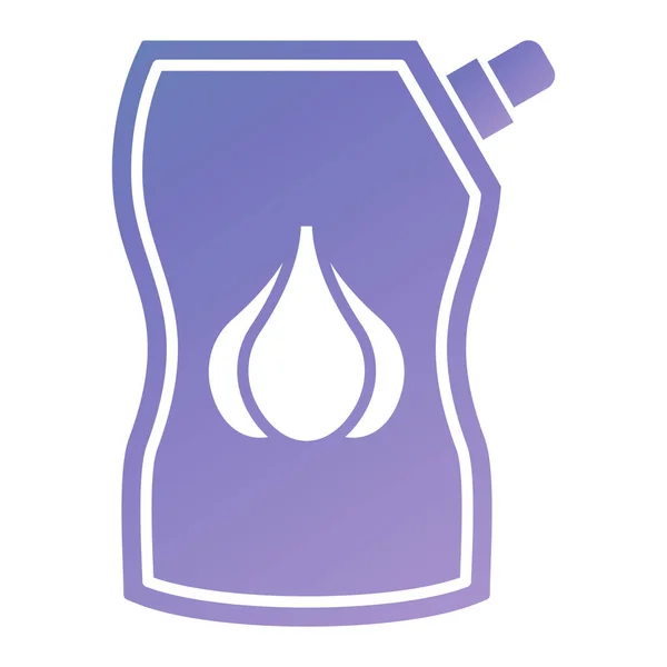 Water Drop Icon Simple Illustration Oil Bottle Vector Icons Web — Image vectorielle