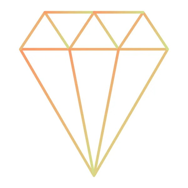 Abstract Diamond Icon Vector Illustration — Vetor de Stock