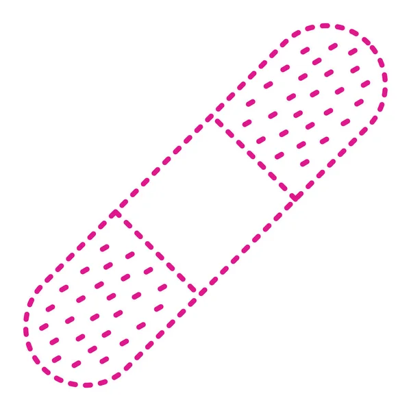 Bandage Plaster Icon Simple Illustration — Image vectorielle