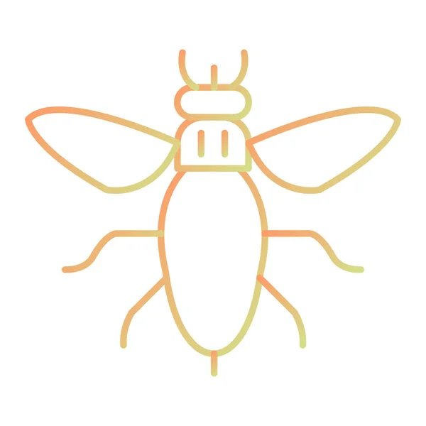 虫の虫のアイコン ベクターイラスト — ストックベクタ