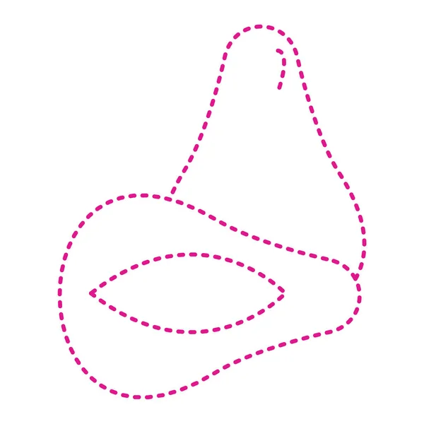 Breast Cancer Awareness Icon Outline Illustration Pink Heart Vector Icons — Image vectorielle