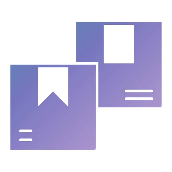 Κουτί Web Εικονίδιο Απλή Απεικόνιση — Διανυσματικό Αρχείο