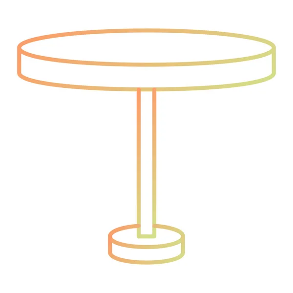 Illustration Vectorielle Icône Table Moderne — Image vectorielle