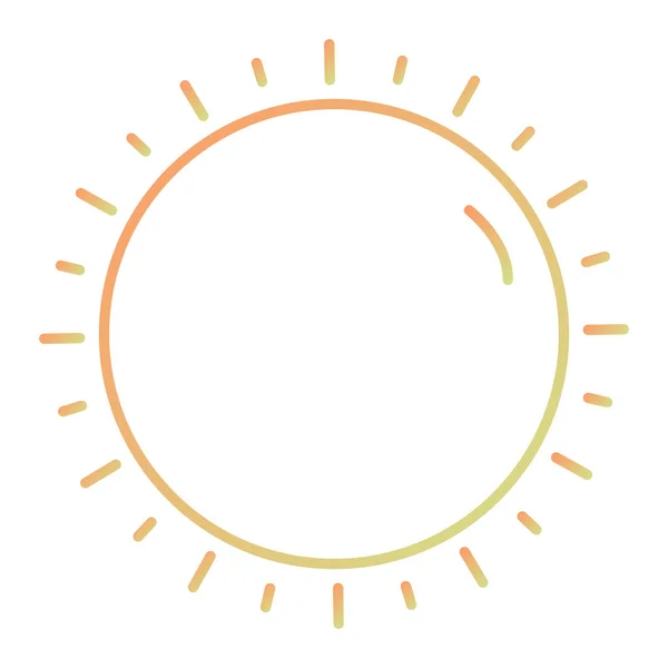 Ikona Slunce Ploché Ilustrace Vektorových Ikon Solárních Panelů Pro Web — Stockový vektor