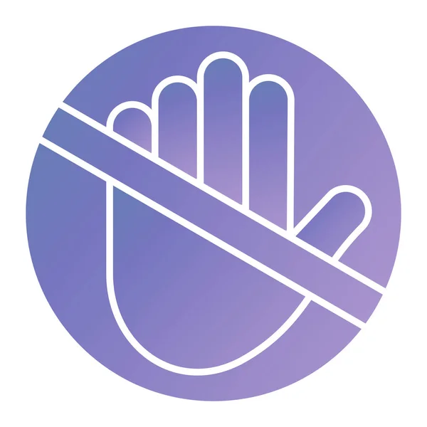 Vector Illustration Purple Blue Sign — Stok Vektör