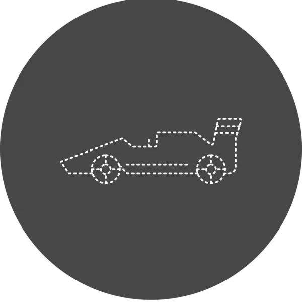Formula Vector Glyph Icon Design — Vector de stock