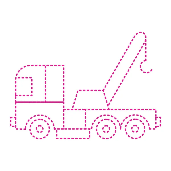 Forklift Truck Icon Cartoon Delivery Cargo Car Vector Icons Web — ストックベクタ