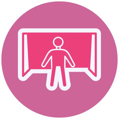 Basit simgenin vektör illüstrasyonu