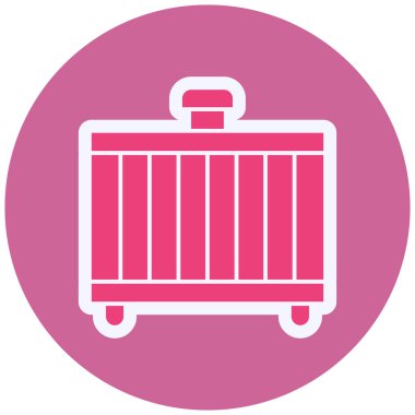 Radyatör Vektörü Şekil Simgesi Tasarımı 