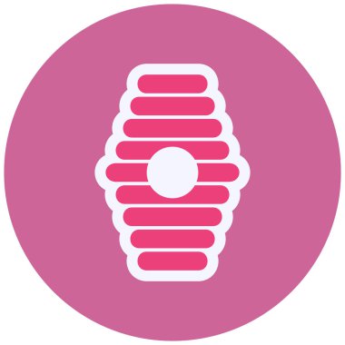 güzel çiçek vektör simgesi