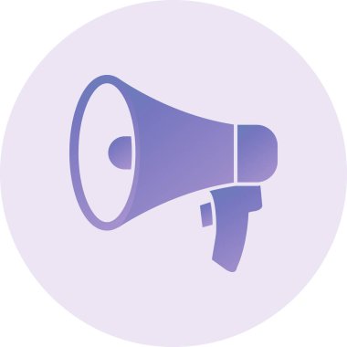 Hoparlör simgesinin vektör illüstrasyonu