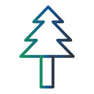 Ağaç. Web simgesi basit illüstrasyon