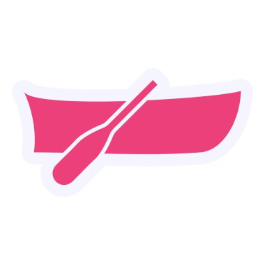 Tekne simgesinin vektör illüstrasyonu