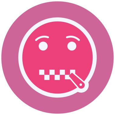 üzgün yüz ifadesi, vektör illüstrasyonu