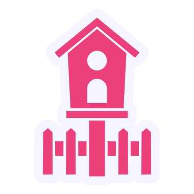 building house. web icon simple illustration