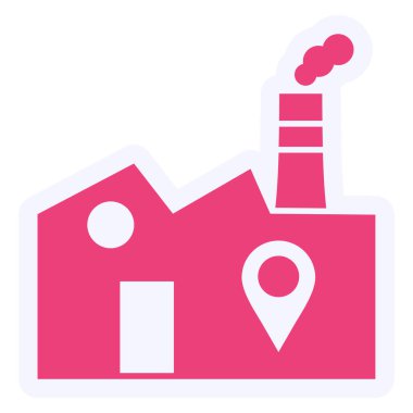 location web icon, simple vector illustration 