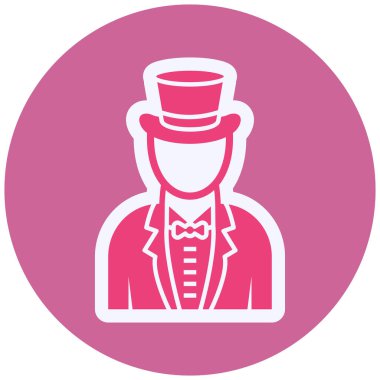 Magician  modern icon vector illustration