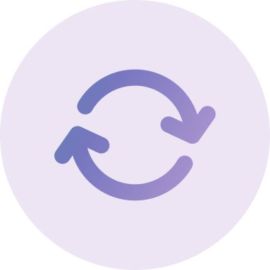 reload icon, simple web illustration