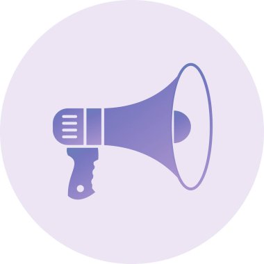 Hoparlör simgesinin vektör illüstrasyonu