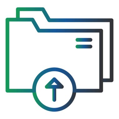 folder web icon. simple illustration