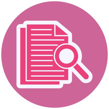 Arama simgesinin vektör illüstrasyonu