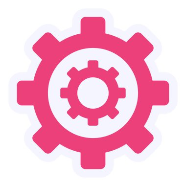 Mekanizma. Web simgesi basit illüstrasyon