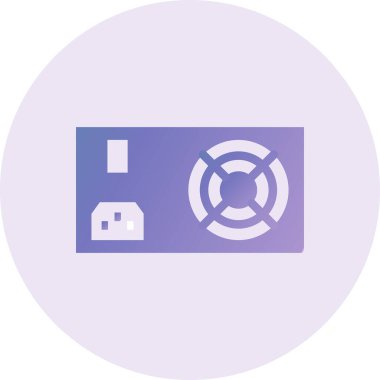 Güç simgesinin vektör illüstrasyonu