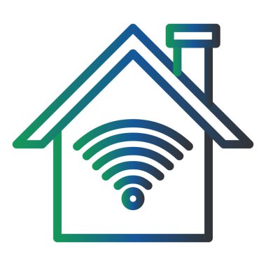 Ev simgesinin vektör illüstrasyonu