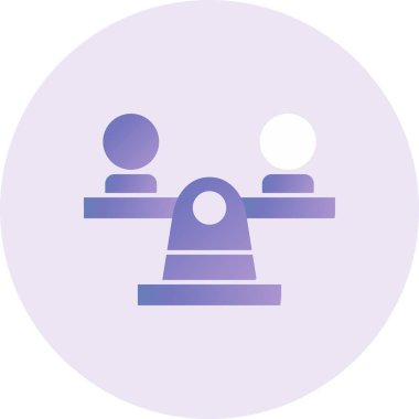 Balance vector icon for personal and commercial use