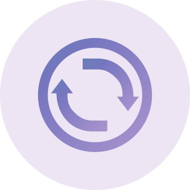 vector illustration of Roundabout  modern icon